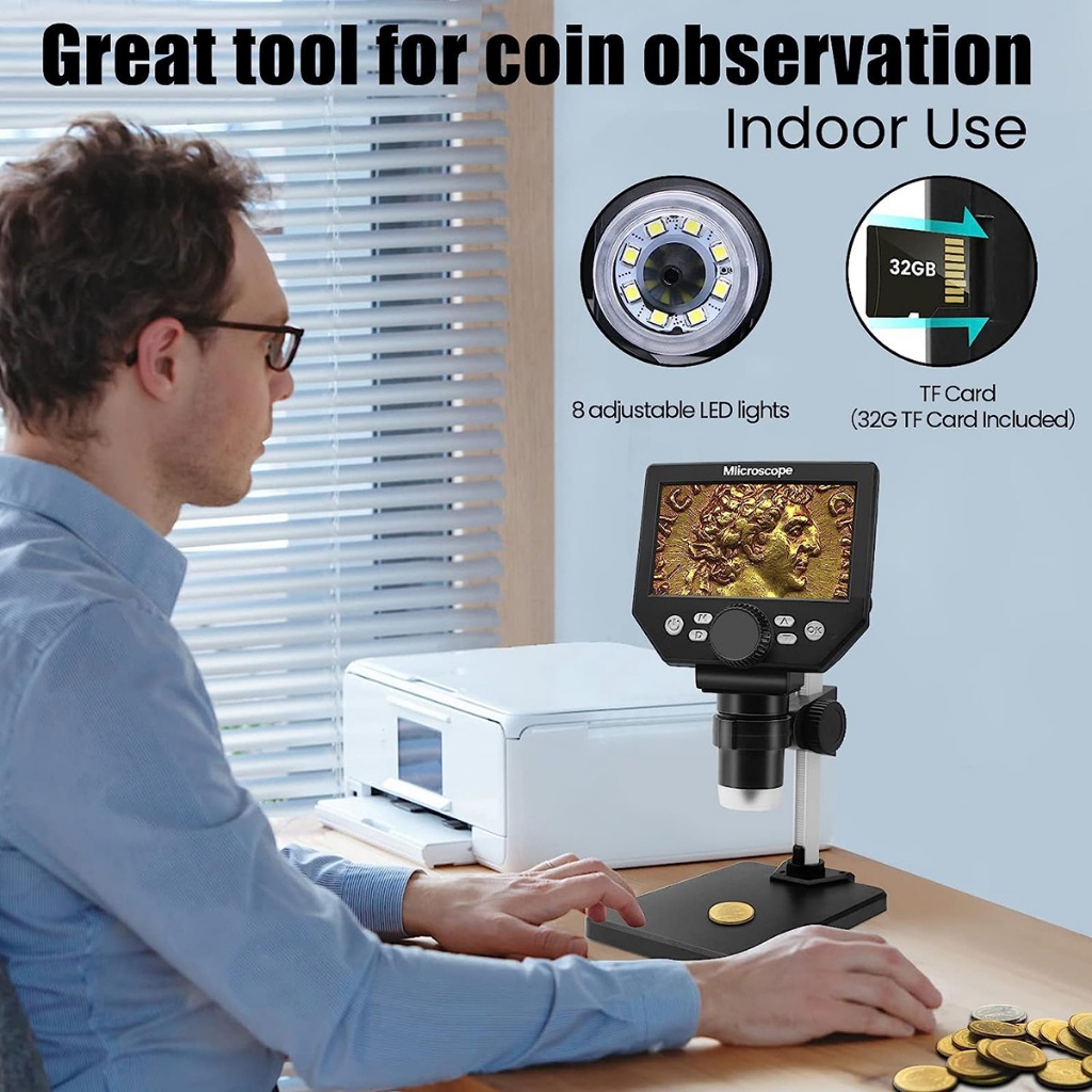 Jual Microscope Digital 1000x Trinocular Mikroskop Trinikuler Mikroskop ...