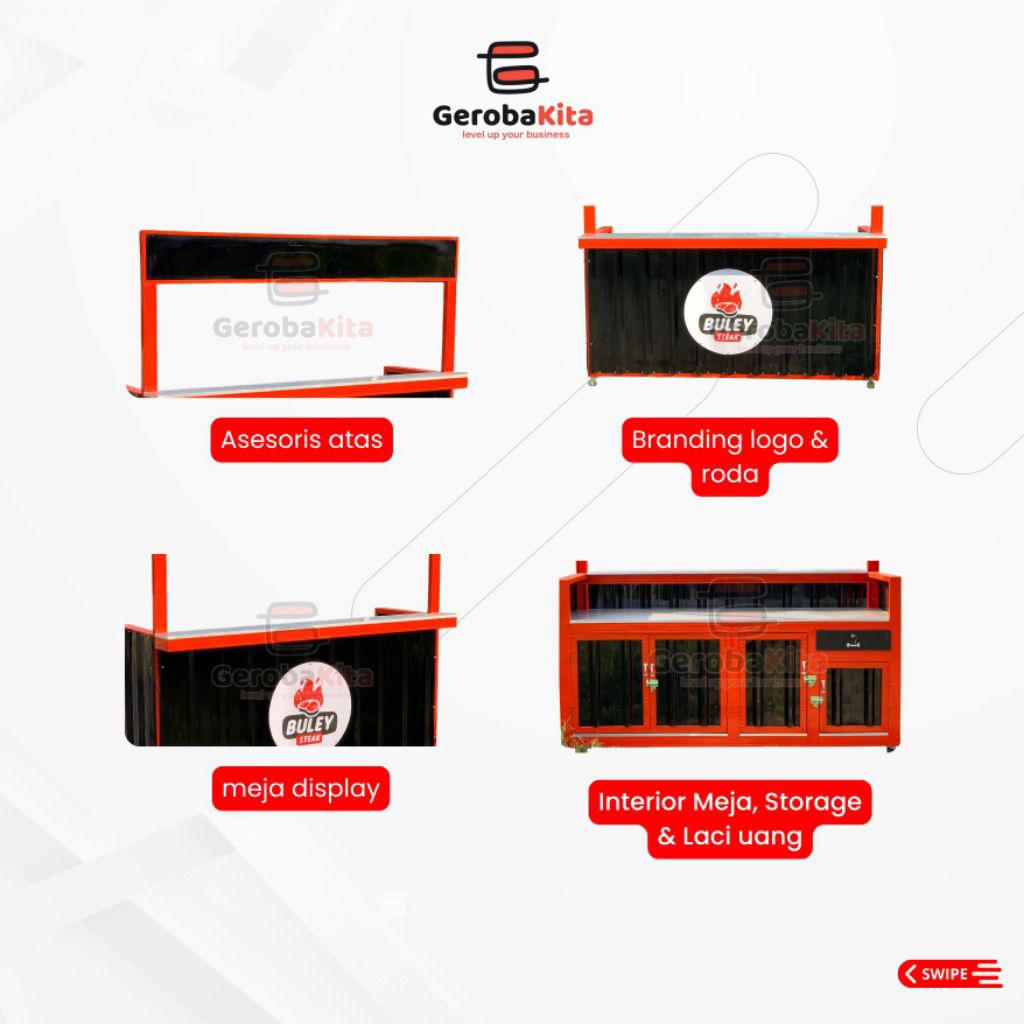 Jual meja booth ukuran 200x60x200 | Shopee Indonesia