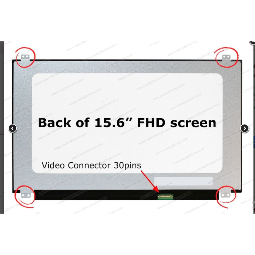 Écran LCD LED 15.6" De Remplacement Pour ASUS VivoBook S15 S510U - Full HD 1920x1080 - Connecteur 30 Pins - Neuf