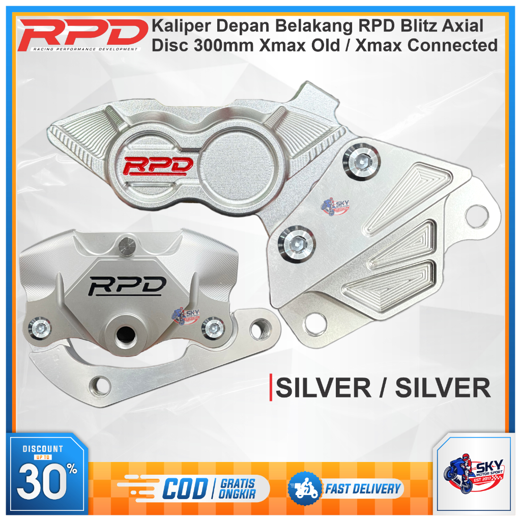 Jual Kaliper RPD Xmax Old / Xmax Connected Depan Belakang Axial Disc ...