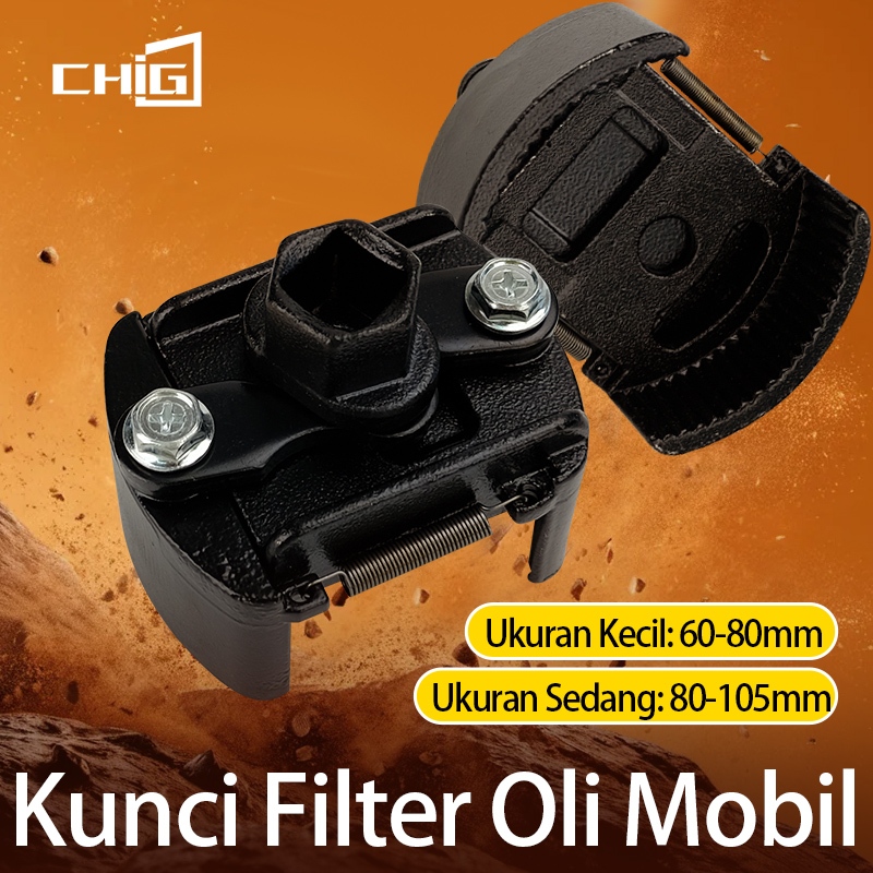 Jual CHIGE Oil Filter Wrench 60-105mm Adjustable Universal Kunci Buka ...