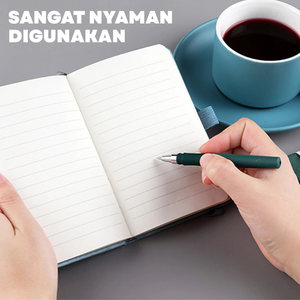 Jual Aimilo Notebook Aesthetic A5 100 Lembar dengan Pen Holder & Tali ...