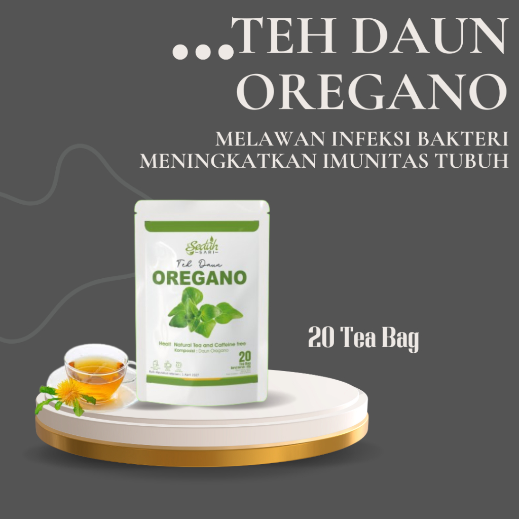 Jual Teh Oregano | Oregano Leaves Herbal Tea | Teh Daun Oregano Kering ...
