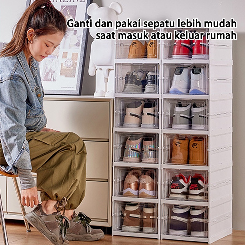 Jual Kotak Lipat / Storage Box Lipat /Kotak sepatu lipat / Banyak Kotak ...
