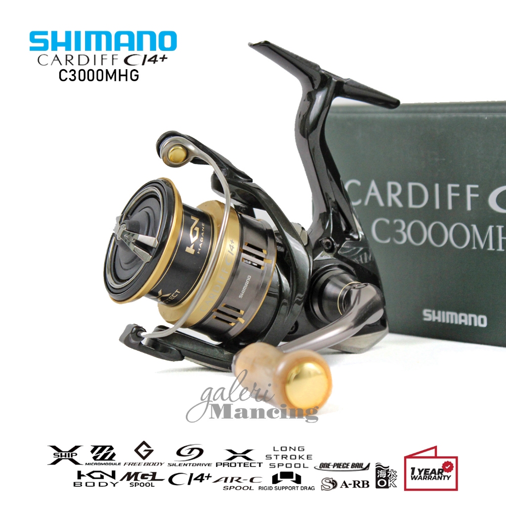 Jual Reel Spinning Shimano CARDIFF XR & CI4+ | Hagane Gear ARC-Spool ...