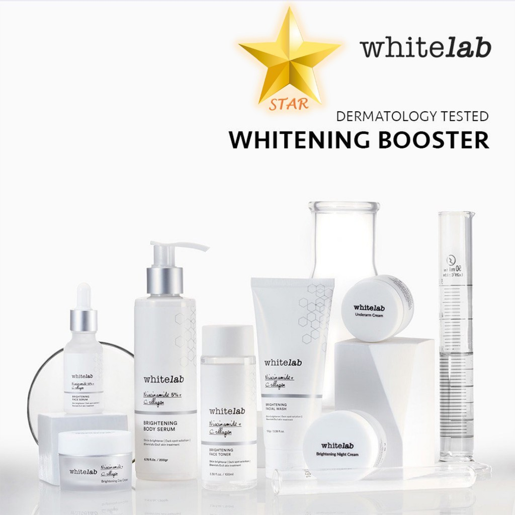 Jual AS WHITELAB Brightening Series Face Body Serum Sabun Wash Day ...