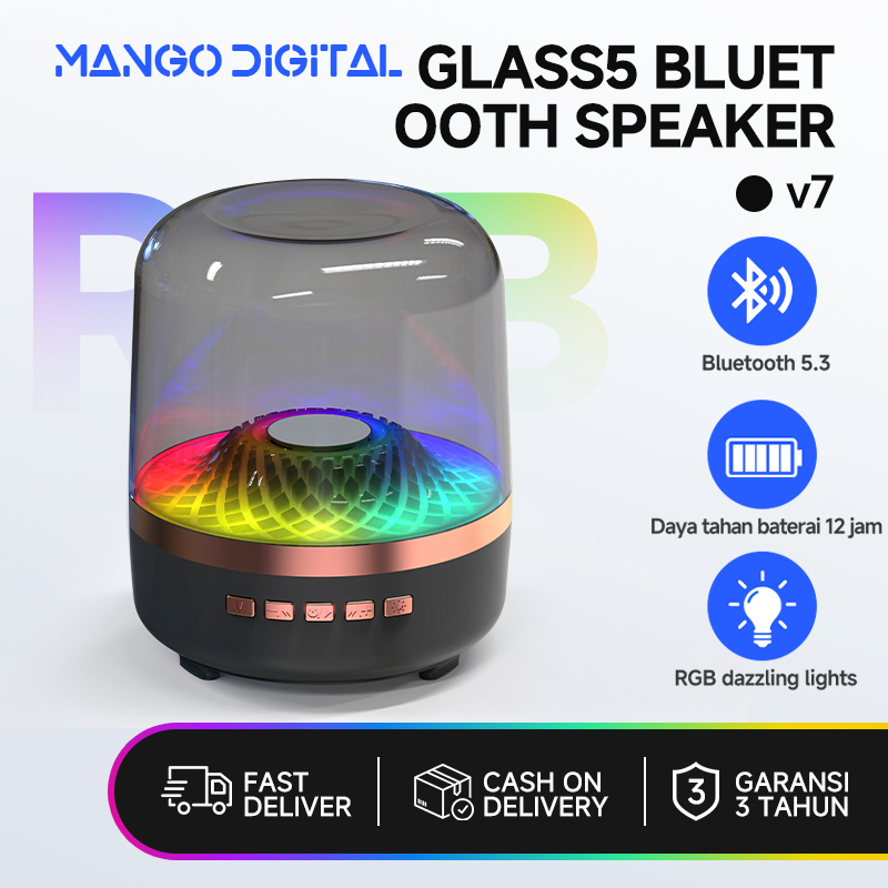 Jual Toejo_Store Speaker Bluetooth Bass Kuat & Lampu Rgb Portable ...
