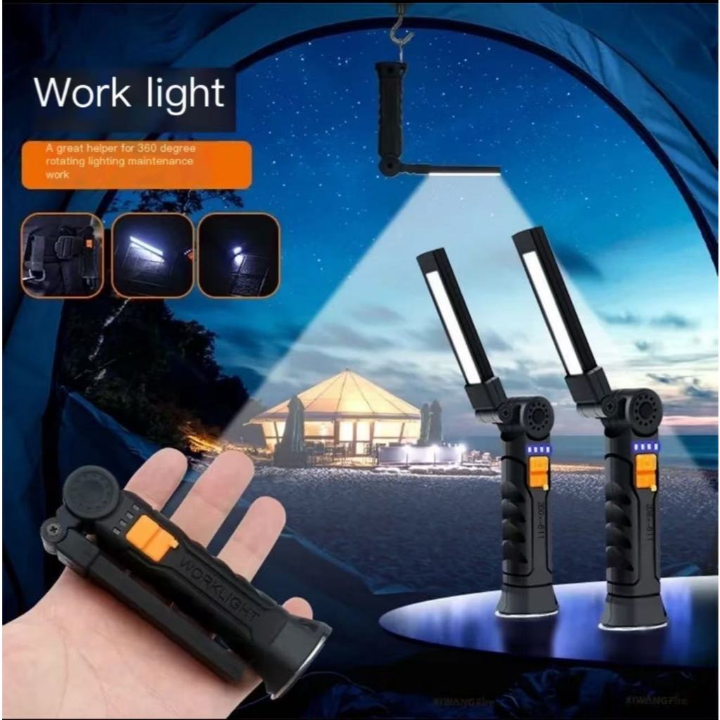 Jual Lampu senter perbaikan mobil magnetik yang kuat, lampu kerja lipat ...