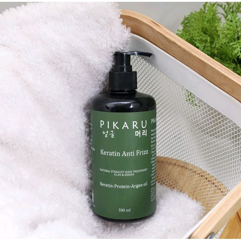 Jual Pikaru Keratin Treatment Anti Frizz 500ML | Shopee Indonesia