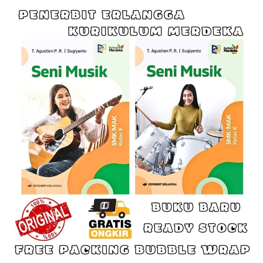 Jual Buku Seni Musik Kelas 1 / X 10 SMK Revisi Erlangga Kurikulum ...