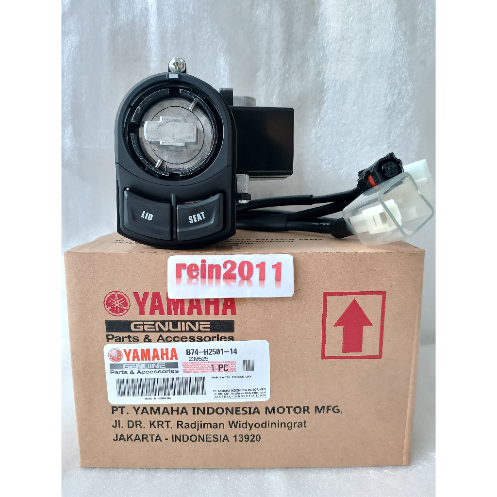 Genuine Parts Yamaha XMAX 300 2023-2024 Main Switch Steering Lock