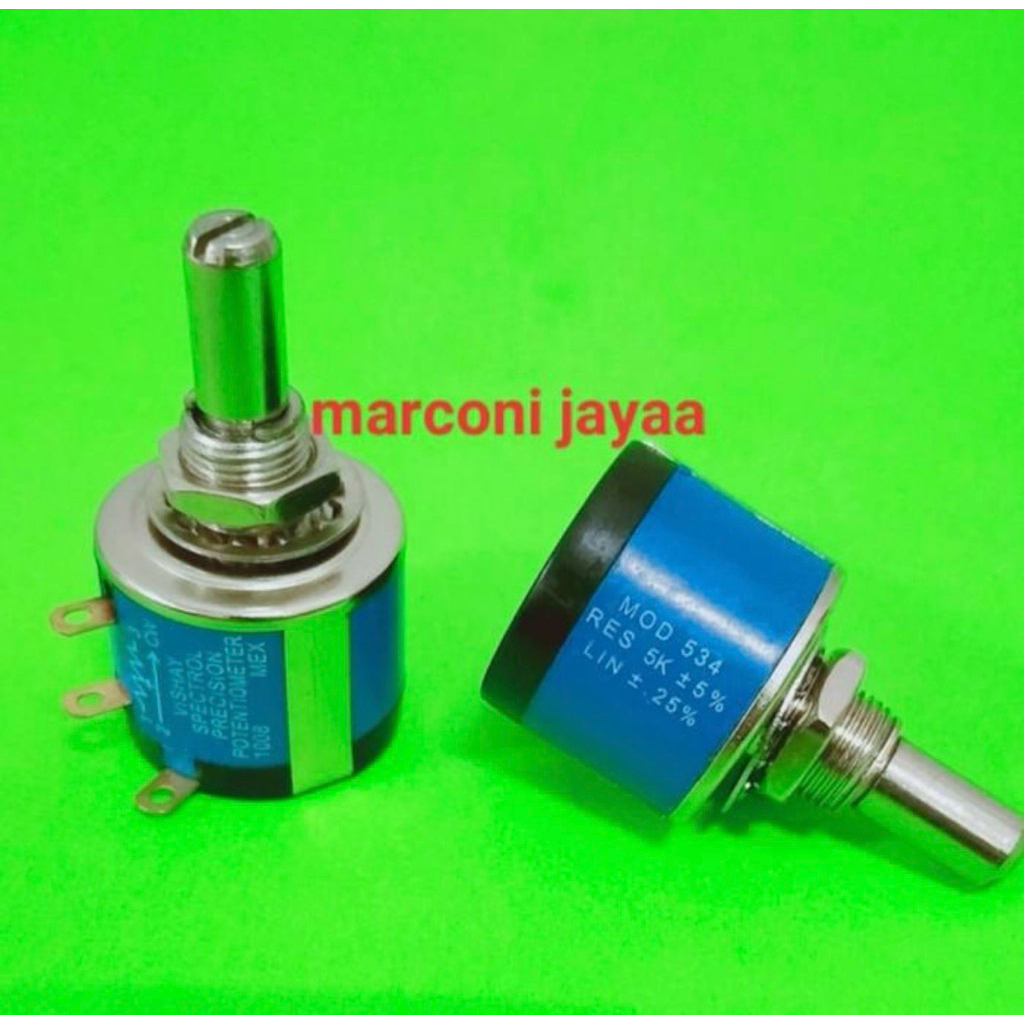 Jual Potensio SPECTROL MOD 534 RES 5k Biru 10putaran | Shopee Indonesia