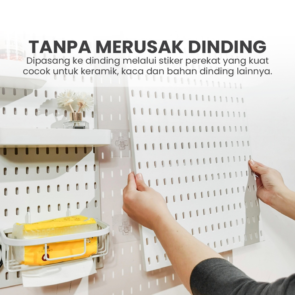 Jual DTG - Peg Hole Board / Rak Dekorasi / Gantungan Peralatan Dapur ...
