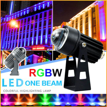 Lampu Sorot LED Taman Gedung Outdoor Anti Air 3W 10W Spotlight Beam Waterproof IP65 RGB