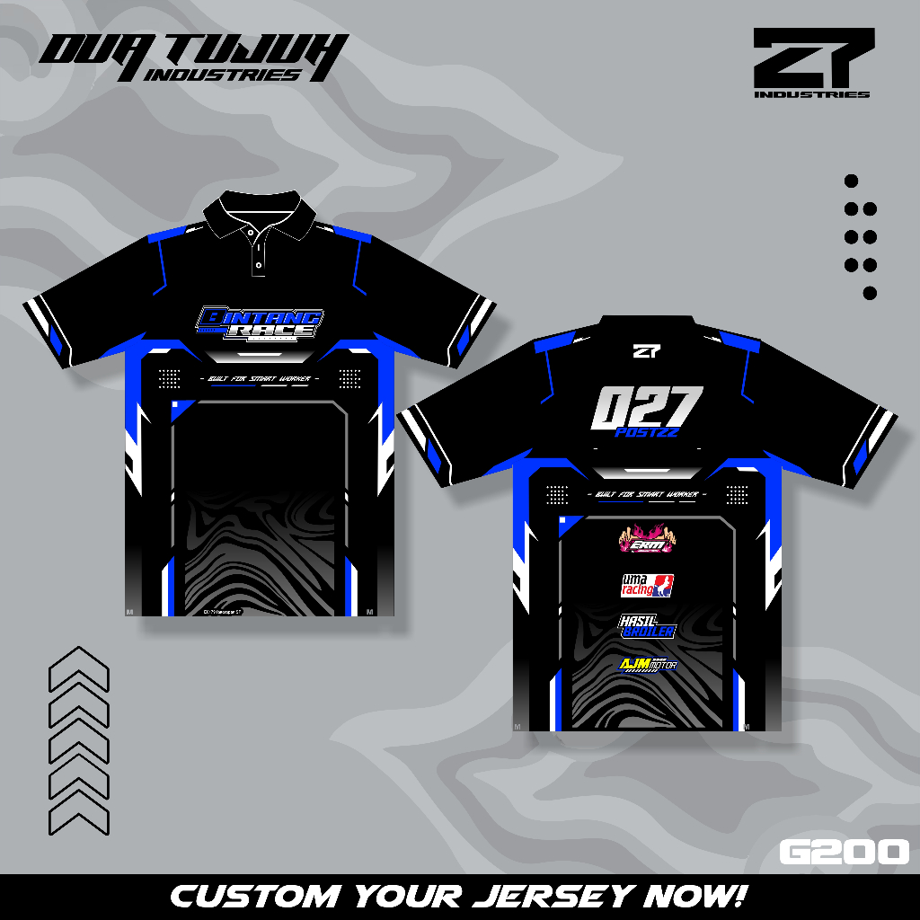 Jual JERSEY RACING, JERSEY PRINTING, JERSEY CUSTOM BISA UBAH NAMA DAN ...