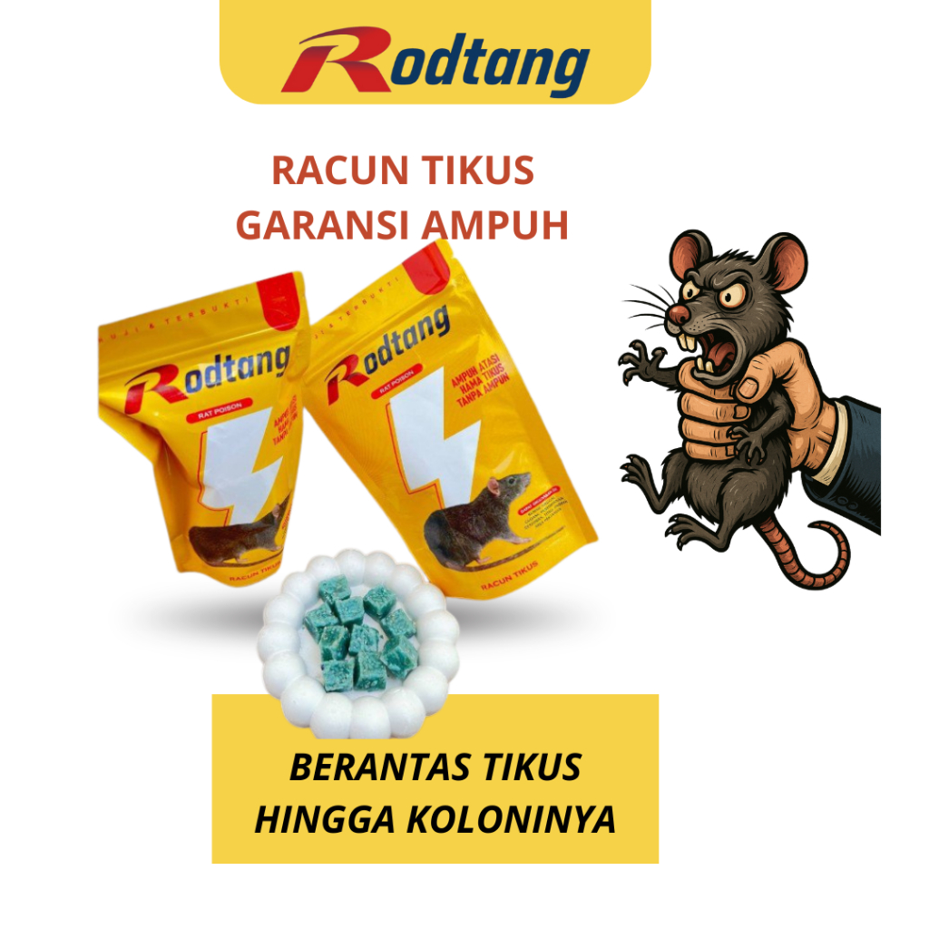 Jual Rodtang Racun Tikus Ampuh Basmi Tikus Sampai Ke Sarangnya ...