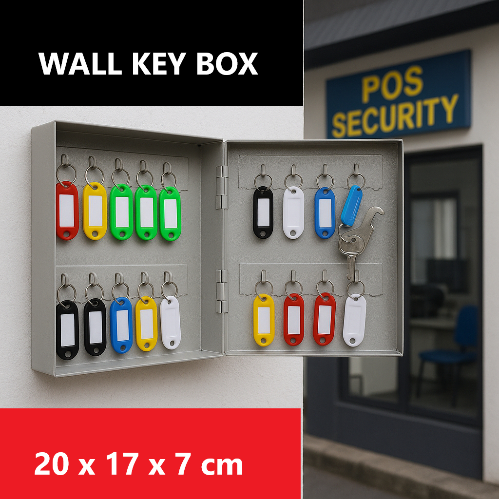 Jual PROMO KEYBOX KOTAK KUNCI BESI DINDING KEY BOX CABINET KOTAK ...