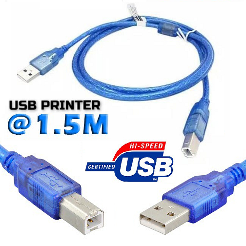 Jual Kabel Printer USB 1.5 Meter Arduino UNO PC USB A to USB B Male ...