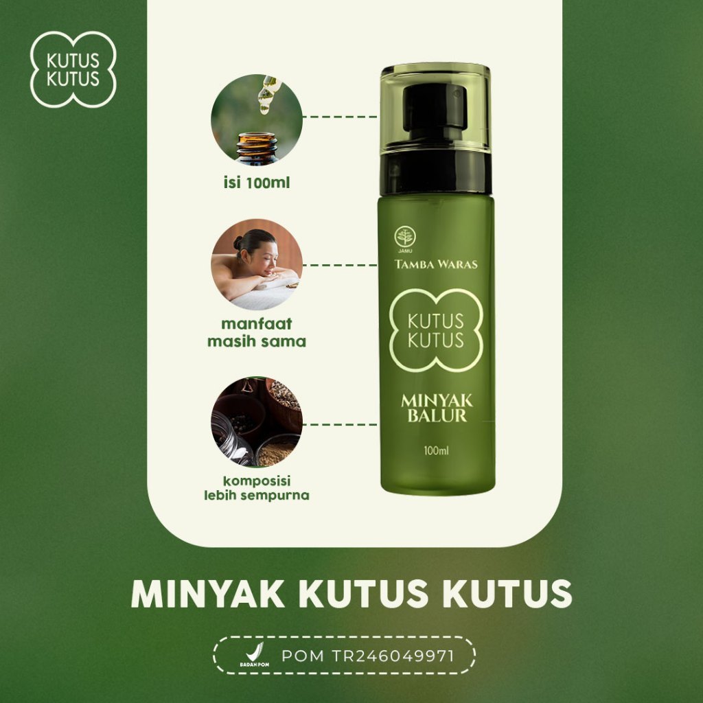 3本Kutus Kutus Original Indonesia Bali Jual Minyak Kutus Kutus Original 100% Asli Bali 100 ML – (Kemasan
