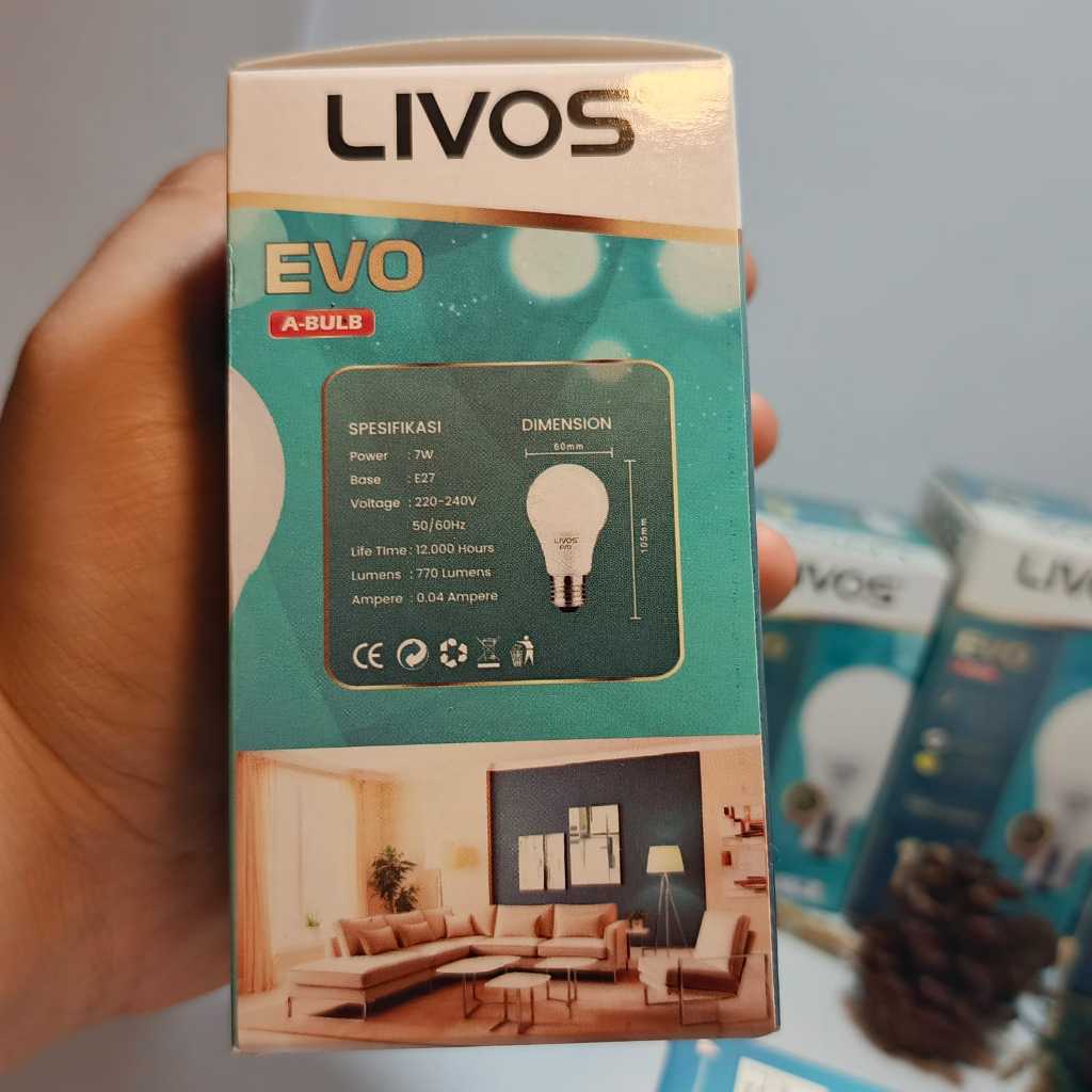 Jual LAMPU LED LIVOS EVO A BULB 7 WATT TERBARU BERKUALITAS | Shopee ...