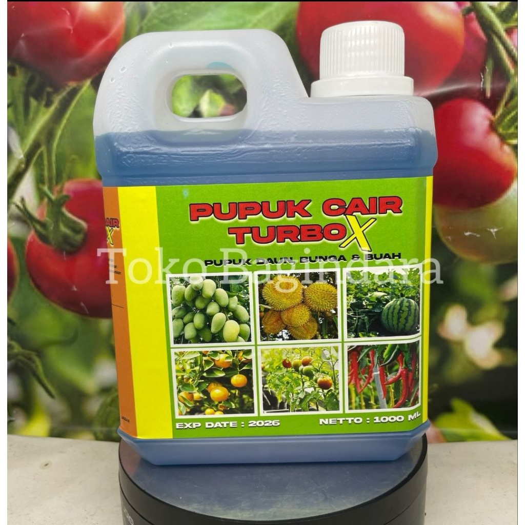 Pupuk Cair Turbo X Kemasan 1liter Untuk Daun Bunga Dan Buah