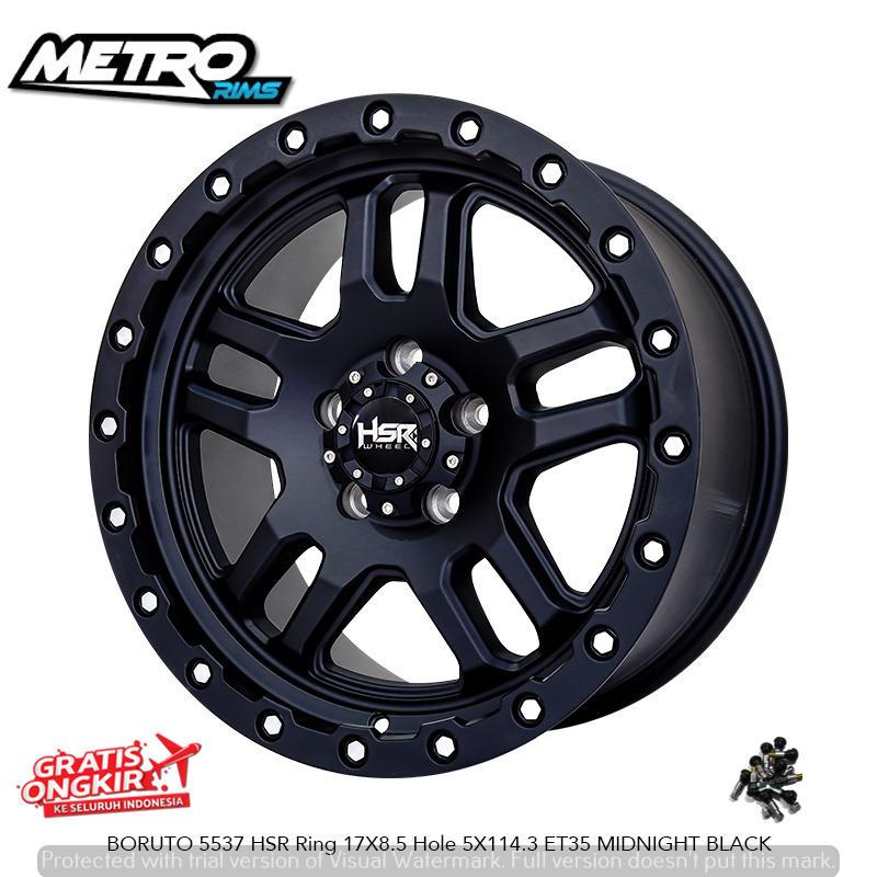 Jual New velg semi offroad gagah ring 17x85 black untuk mobil zenix ...