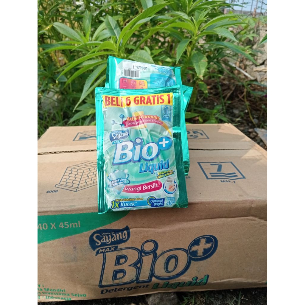 Jual bio+ detergen liquid isi 14pcs | Shopee Indonesia