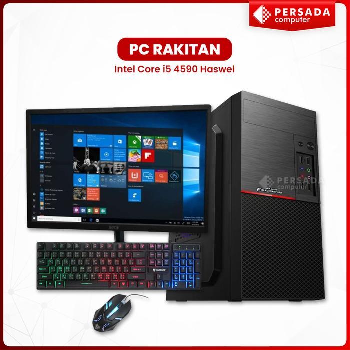 FULLSET PC Rakitan intel i5 4590 untuk Office atau Admin