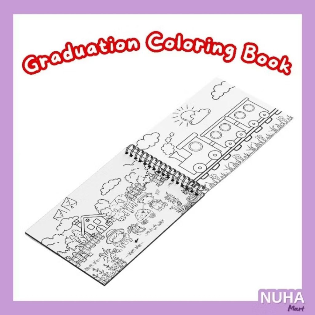 Jual Graduation Coloring Book Kado Wisuda Souvenir Kado graduation ...