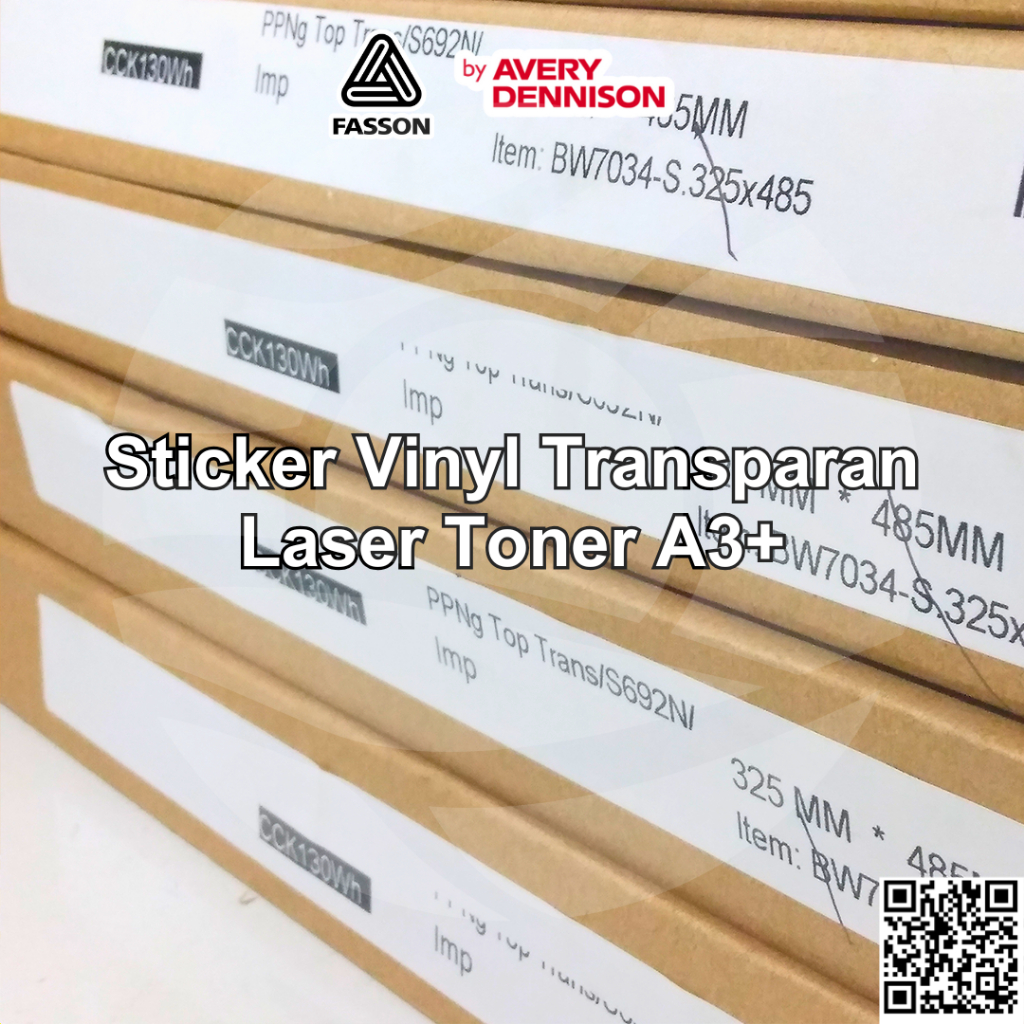 Jual FASSON Avery USA - Sticker Vinyl Laser Digital Print Stiker anti ...