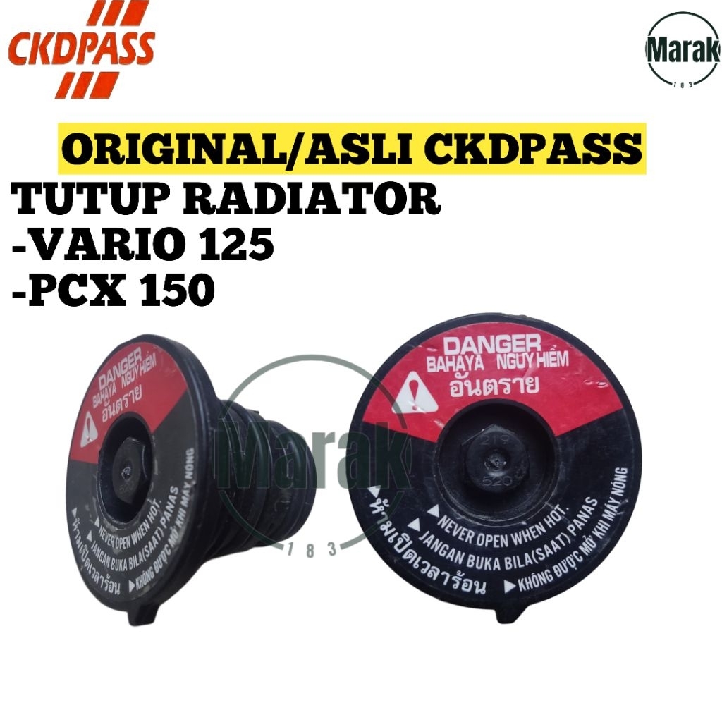 Jual Tutup Radiator Vario 125 PCX 150 Nmax Lexi Aerox CKDPASS | Shopee ...