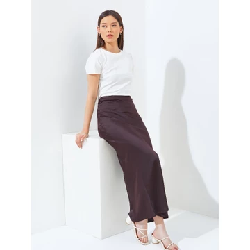 Ms Daisy Aurora Satin Skirt Wanita Satin Rok Wanita S M L XL Bigsize Grande Jumbo