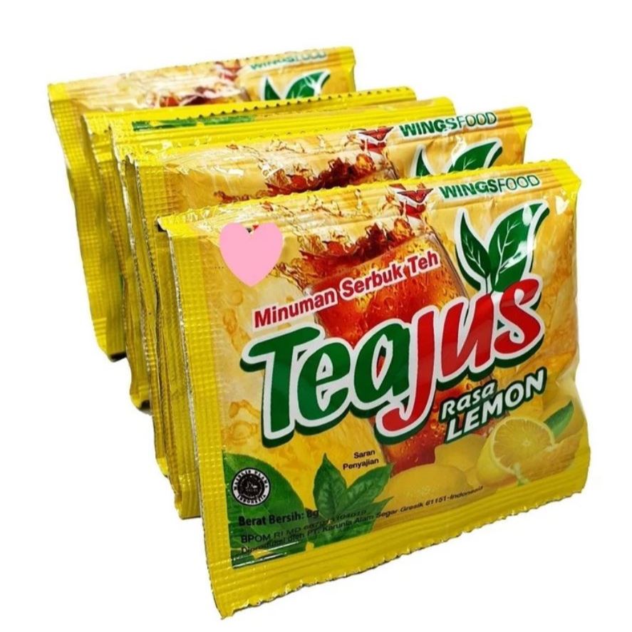 Jual Tea Jus Rasa Lemon Tea Batu Sachet isi 10 Pcs x 8 Gram Minuman ...