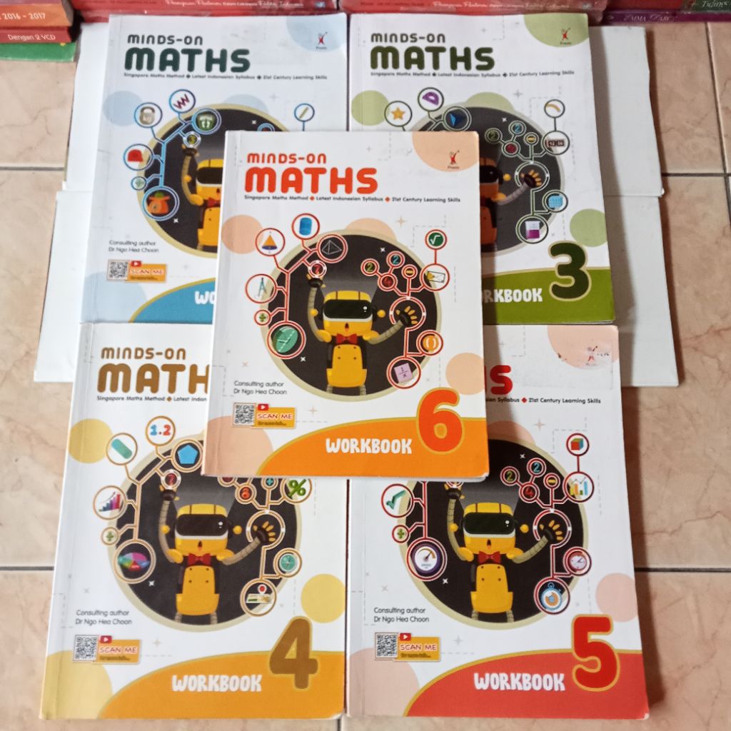 Jual MINDS ON MATHS 1 2 3 4 5 6 WORKBOOK | Shopee Indonesia
