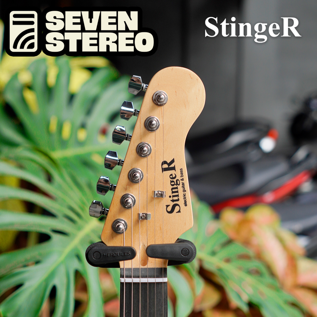 Jual Stinger SST10 Stratocaster Model Electric Guitar Olympic White ...