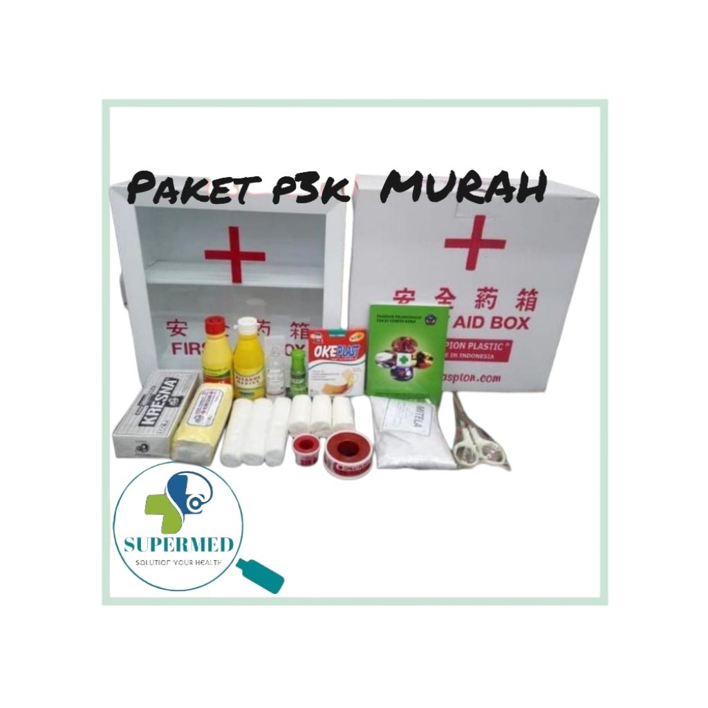 Jual Paket p3k murah / p3k dinding murah dengan kotak BMA 18 | Shopee ...