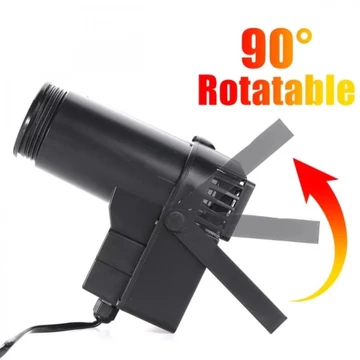 PINSPOT Lampu Sorot Panggung Warna Warni Laser LED 10W RGBW 4in1 Party Light Stage EU Plug 240V