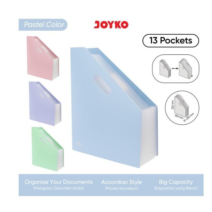 Jual Map Harmonika / Map Organizer / Expanding File Joyko EF-12 13 ...