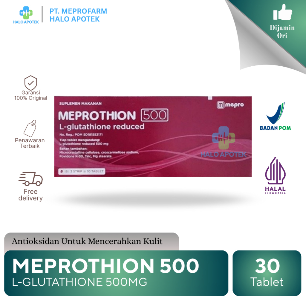 tablet glutathione 500mg Glutathione 500 mg main image 0