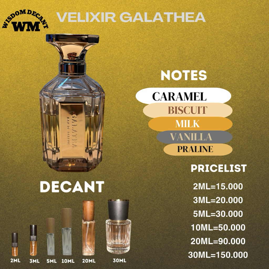 Jual Velixir Galathea 2-5ML Decant | Shopee Indonesia