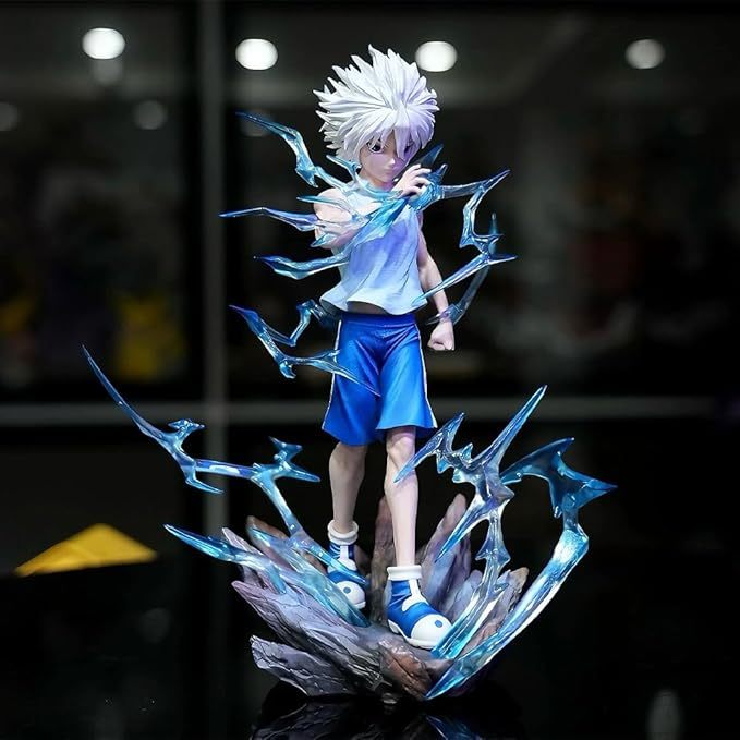 Figurine Action Hunter x Hunter Killua Zoldyck 27 cm en PVC Statue Modèle Décoration Figma - Jouet Collection Cadeau Anniversaire