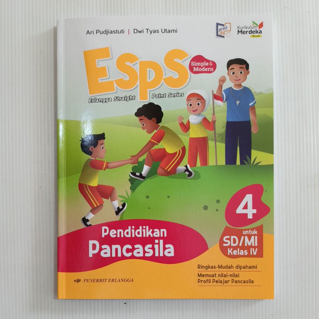 Jual Esps Pendidikan Pancasila Revisi Kelas 4 SD Kurikulum Merdeka ...