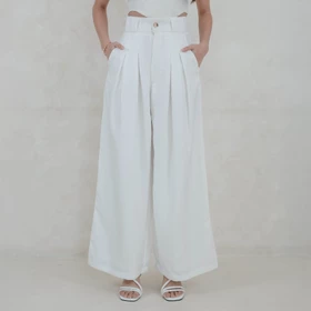 Beatrice Clothing Steam Pants Celana Wanita Celana Panjang Wanita Celana Kulot Highweist