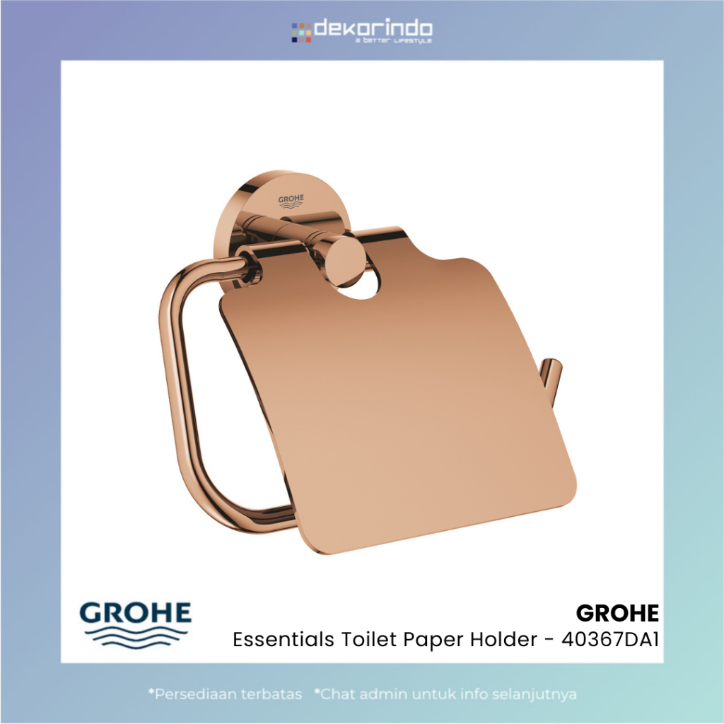 Jual GROHE - ESSENTIALS TOILET PAPER HOLDER WARM SUNSET - 40367DA1 ...