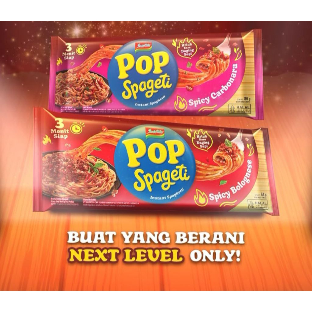 Jual Pop Spageti Spicy Carbonara Bolognese Pasta Instant Spaghetti ...