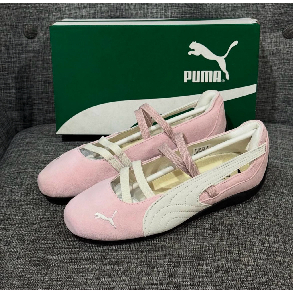 Jual PUMA SPEEDCAT BALLET FLATS IN PINK / WHITE ORIGINALS | Shopee ...