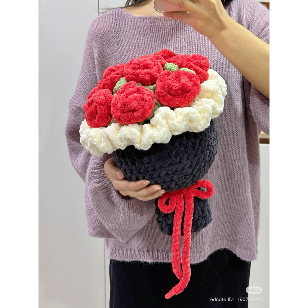 Jual [COD | 100% HANDMADE] Buket Bunga Rajut Jumbo Besar Hadiah ...