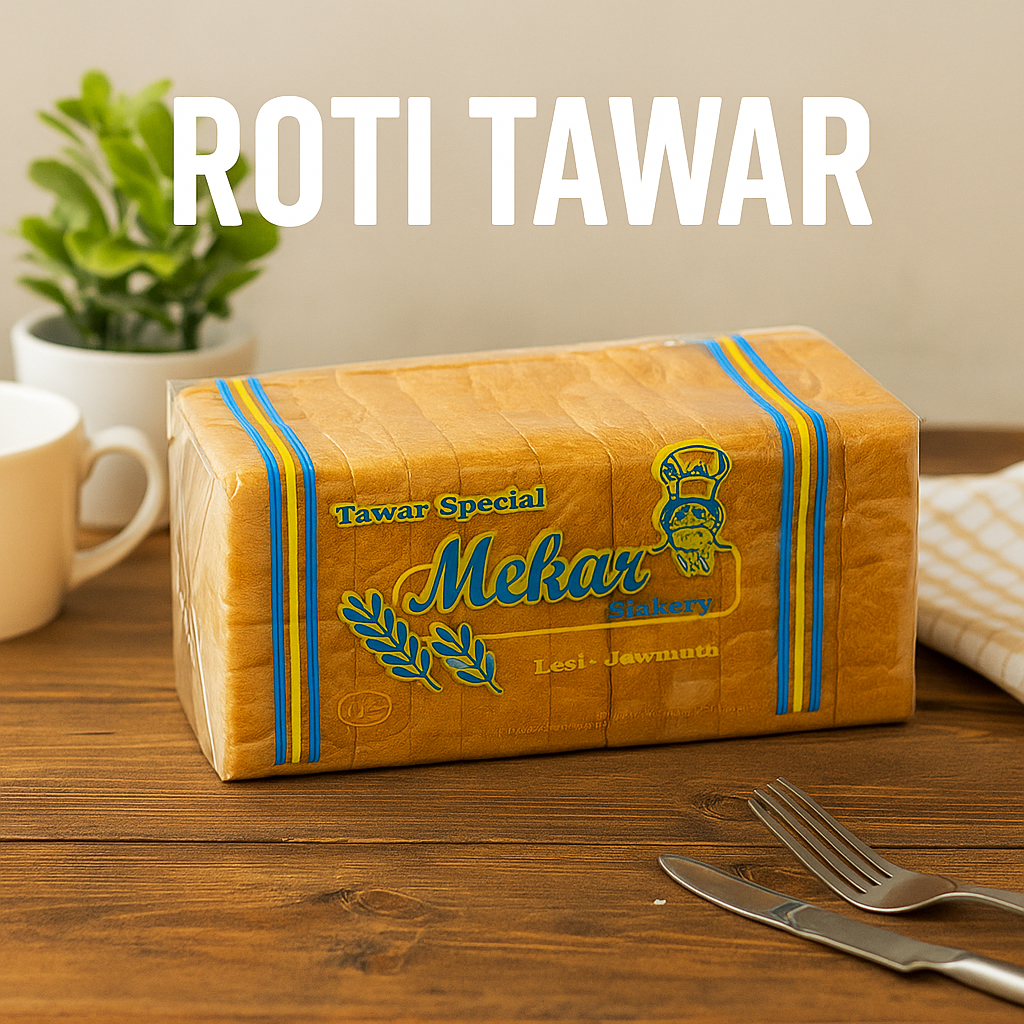 Jual 400 gram Roti Tawar Spesial Mekar Bakery Kue Lezat dan Bermutu ...