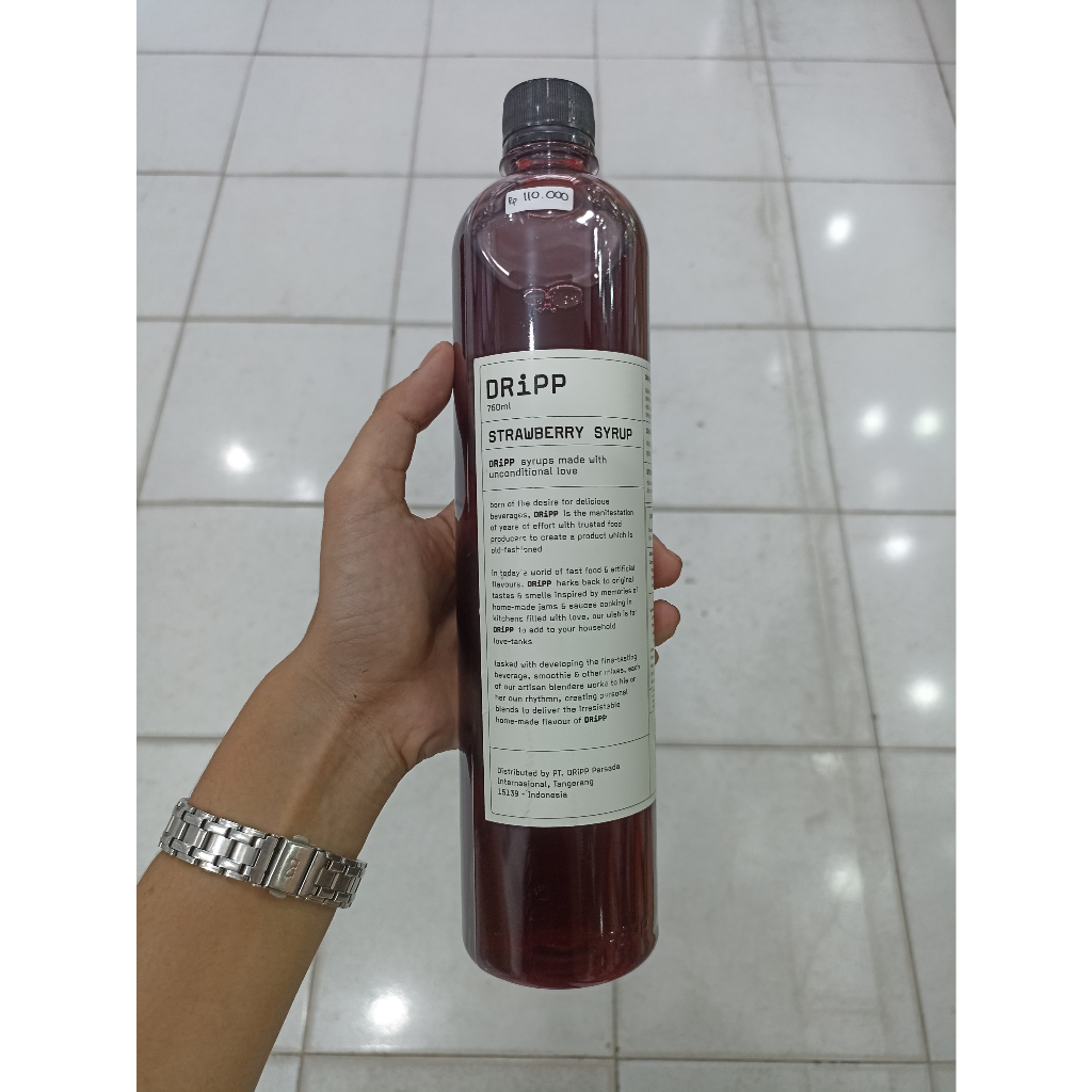 Jual DRIPP RASA STRAWBERRY MINUMAN SIRUP PREMIUM/SYRUP STRAWBERRY/SIRUP ...