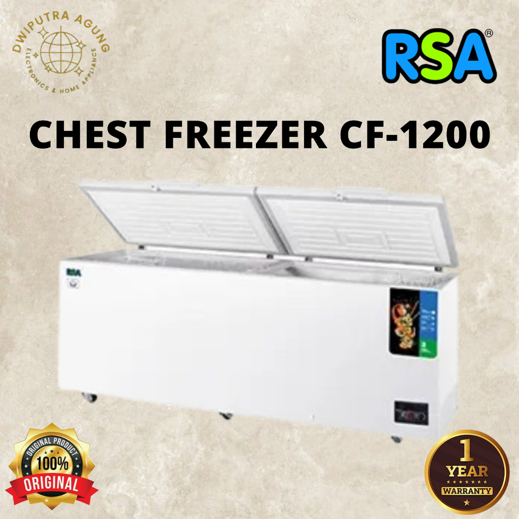 Jual CHEST FREEZER RSA CF 1200 / CF-1200 FREEZER BOX RSA CF-1200 ...